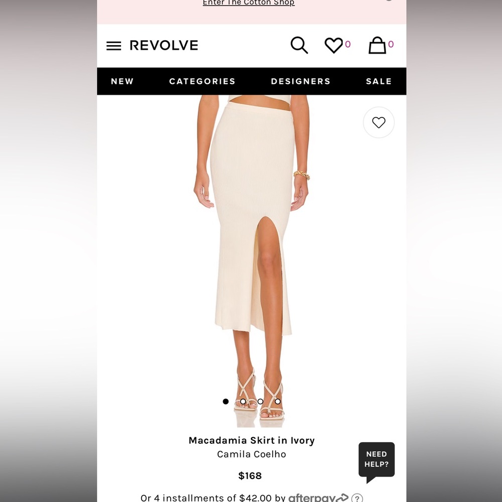 Revolve Camila Coelho Skirt Size XS